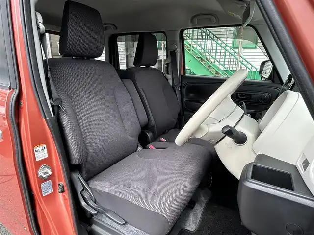 スズキ ワゴンＲ スマイル HYBRID S 福島県 2021(令3)年 5.4万km コーラルオレンジメタリック/アーバンブラウン2トーン ワンオーナー/４ＷＤ/社外ナビ/・フルセグＴＶ/・ＣＤ/・ＤＶＤ/・ＳＤ/・ＭＳＶ/・Ｂｌｕｅｔｏｏｔｈ/・ＵＳＢ/バックカメラ/両側パワースライドドア/Ｄ席Ｎ席シートヒーター/衝突軽減ブレーキ/車線逸脱警報/横滑り防止/社外ＥＴＣ/エンジンスターター/ドライブレコーダー(前)/スペアキーあり