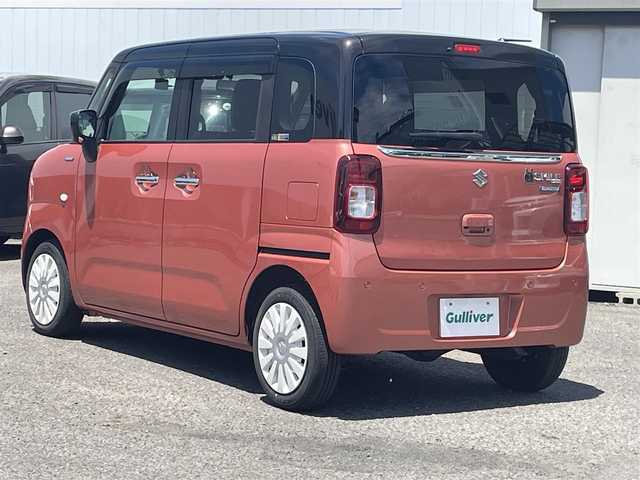 スズキ ワゴンＲ スマイル HYBRID S 福島県 2021(令3)年 5.4万km コーラルオレンジメタリック/アーバンブラウン2トーン ワンオーナー/４ＷＤ/社外ナビ/・フルセグＴＶ/・ＣＤ/・ＤＶＤ/・ＳＤ/・ＭＳＶ/・Ｂｌｕｅｔｏｏｔｈ/・ＵＳＢ/バックカメラ/両側パワースライドドア/Ｄ席Ｎ席シートヒーター/衝突軽減ブレーキ/車線逸脱警報/横滑り防止/社外ＥＴＣ/エンジンスターター/ドライブレコーダー(前)/スペアキーあり