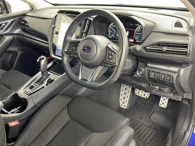 スバル レヴォーグ 1．8GT－H EX 道央・札幌 2023(令5)年 2.6万km 青 ・4WD/・寒冷地仕様/・純正11.5インチナビ/（BT USB フルセグ　AndroidAuto Applecarplay）/・アイサイトVerIII/・D/Nパワーシート/・全席シートヒーター/・パドルシフト/・フロントカメラ/・バックカメラ/・サイドカメラ/・Dメモリーシート/・ビルトインETC/・SRH/・BSM/・レーダークルーズコントロール/・LEDヘッドライト/・LEDフォグ/・ステアリングスイッチ/・純正ドライブレコーダー（前）/・デジタルインナーミラー