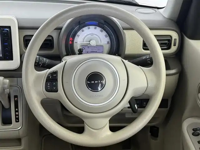 スズキ ラパン L 愛知県 2023(令5)年 1.4万km テラコッタピンクメタリック スズキデュアルブレーキサポート/純正7インチナビ/・フルセグTV/・Bluetooth/パーキングソナー　/シートヒーター/ステアリングリモコン/ディライト/LEDライト/USB