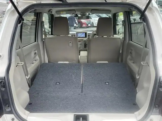 スズキ ラパン X 福岡県 2019(平31)年 4.3万km フォーンベージュメタリック/ホワイト2トーンルーフ 純正7型SDナビ/（フルセグTV/BT/CD/DVD）/全方位モニター/衝突軽減ブレーキ/ETC/シートヒーター/ステアリングリモコン/Pスタート/スマートキー/スペアキー1本/ISOFIX/S-エネチャージ搭載車