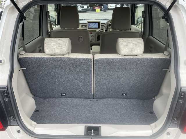スズキ ラパン X 福岡県 2019(平31)年 4.3万km フォーンベージュメタリック/ホワイト2トーンルーフ 純正7型SDナビ/（フルセグTV/BT/CD/DVD）/全方位モニター/衝突軽減ブレーキ/ETC/シートヒーター/ステアリングリモコン/Pスタート/スマートキー/スペアキー1本/ISOFIX/S-エネチャージ搭載車