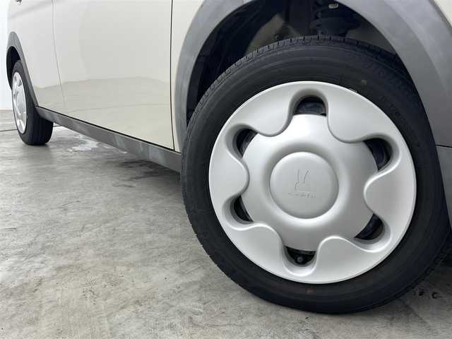 スズキ ラパン X 福島県 2019(平31)年 4.3万km フォーンベージュメタリック/ホワイト2トーンルーフ スズキセーフティサポート/・衝突軽減ブレーキ/・車線逸脱警報装置/純正ナビ/・型番：CN-RZ743W/・フルセグTV/BT/CD/DVD/・全方位カメラ/・ETC/アイドリングストップ/革巻きステアリング/・ステアリングリモコン/運転席シートヒーター/・ベンチシート/プッシュスタート/・スマートキー/・スペアキー/LEDヘッドライト/・オートライト/電動格納ミラー/純正フロアマット