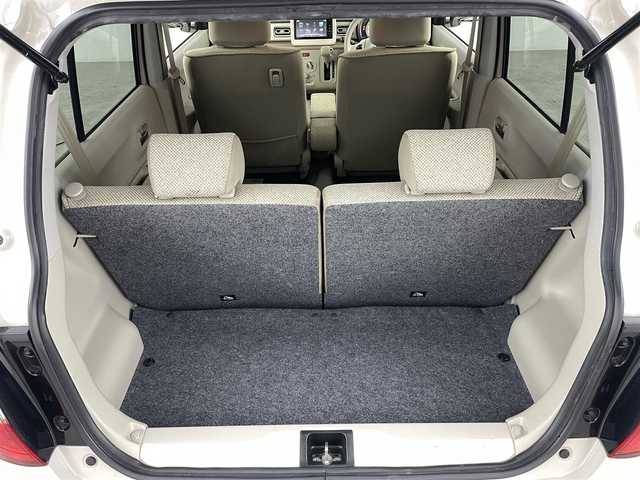 スズキ ラパン X 福島県 2019(平31)年 4.3万km フォーンベージュメタリック/ホワイト2トーンルーフ スズキセーフティサポート/・衝突軽減ブレーキ/・車線逸脱警報装置/純正ナビ/・型番：CN-RZ743W/・フルセグTV/BT/CD/DVD/・全方位カメラ/・ETC/アイドリングストップ/革巻きステアリング/・ステアリングリモコン/運転席シートヒーター/・ベンチシート/プッシュスタート/・スマートキー/・スペアキー/LEDヘッドライト/・オートライト/電動格納ミラー/純正フロアマット