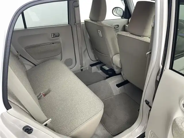 スズキ ラパン X 福島県 2019(平31)年 4.3万km フォーンベージュメタリック/ホワイト2トーンルーフ スズキセーフティサポート/・衝突軽減ブレーキ/・車線逸脱警報装置/純正ナビ/・型番：CN-RZ743W/・フルセグTV/BT/CD/DVD/・全方位カメラ/・ETC/アイドリングストップ/革巻きステアリング/・ステアリングリモコン/運転席シートヒーター/・ベンチシート/プッシュスタート/・スマートキー/・スペアキー/LEDヘッドライト/・オートライト/電動格納ミラー/純正フロアマット