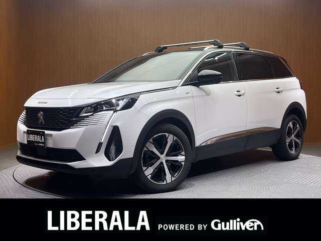 プジョー ５００８ GT ブルーHDi 千葉県 2022(令4)年 1.9万km パール パノラマＳＲ　/半革シート　/ＡＣＣ　/ディスプレイオーディオ　/ＣａｒＰｌａｙ　/Ｂカメラ　/シートヒーター　/電動リアゲート　/フルＬＥＤヘッドライト　/衝突軽減Ｂ　/ＢＳＭ　/ＬＫＡ　/ＥＴＣ　/禁煙車　/７人乗り