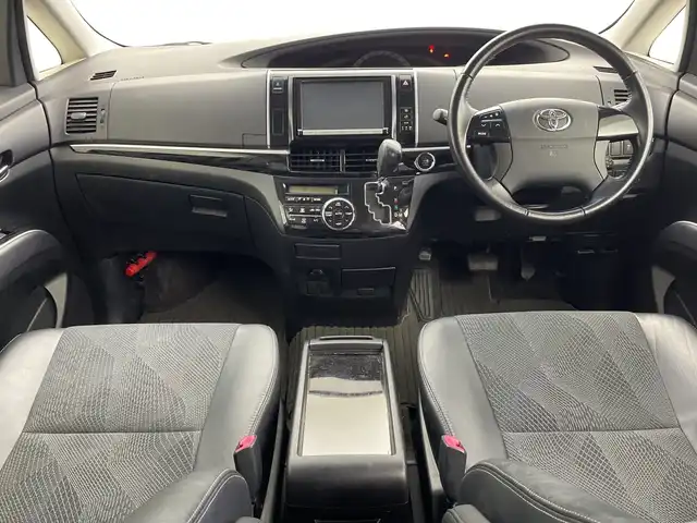 トヨタ エスティマ アエラス プレミアムエディション 新潟県 2016(平28)年 7.5万km ホワイトパールクリスタルシャイン 純正メモリナビ【NSZA-X64T】/　フルセグTV/Bluetooth/CD/DVD/純正フリップダウンモニター/両側パワースライドドア/ハーフレザーシート/D席パワーシート/バックモニター/ビルトインETC/横滑り防止装置/オートライト/レザーステアリング/ステアリングスイッチ