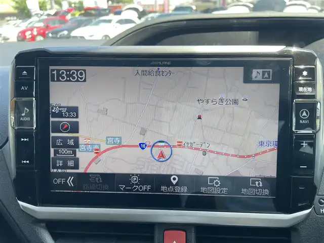 トヨタ ヴォクシー ZS 埼玉県 2014(平26)年 15.3万km ホワイトパールクリスタルシャイン ワンオーナー/社外SDナビ（11インチ）/・Bluetoothオーディオ/・フルセグTV/CD/DVD/バックカメラ/両側パワースライドドア/純正フロアマット/純正16インチアルミホイール/保証書/取扱説明書/スペアキー