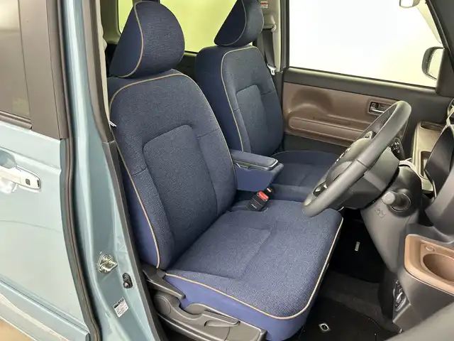ダイハツ ムーヴ キャンバス セオリー G 愛知県 2024(令6)年 0.6万km レイクブルーメタリック 禁煙車/スマートアシストIII/・衝突軽減ブレーキ/・レーンキープアシスト/・オートマチックハイビーム/・クリアランスソナー/・誤発進抑制機能/シートヒーター/ベンチシート/両側パワースライドドア/アイドリングストップ/LEDヘッドライト/フロントフォグランプ/スマートキー/スペアキー有/プッシュスタート/横滑り防止装置/電動格納ミラー