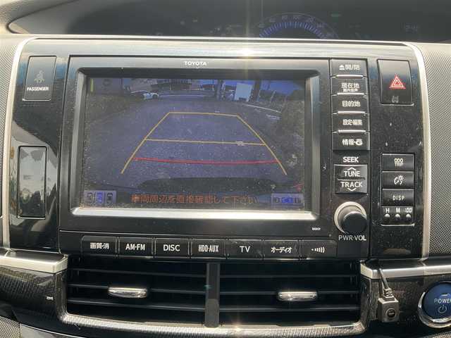 トヨタ エスティマ ハイブリッド アエラス サイドリフトアップ 滋賀県 2012(平24)年 8.2万km グレイッシュブルーマイカメタリック 純正HDDナビ/・地デジ・バックモニター・FSカメラ/後席サイドリフトアップ/純正コーナーセンサー/クルーズコントロール/D席パワーシート/LEDヘッドライト/ステアリングリモコン/革巻きステアリング/AC100V/純正マット/バイザー/