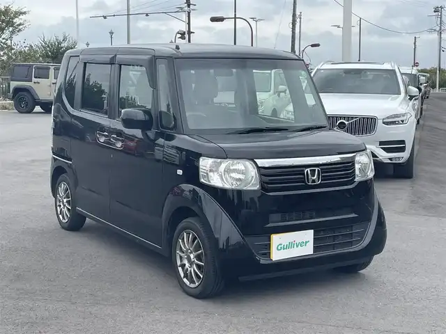 ホンダ Ｎ ＢＯＸ G Lパッケージ 千葉県 2012(平24)年 16.4万km クリスタルブラックパール 片側パワースライドドア/ETC/スマートキー＆プッシュスタート/電動格納ミラー/ヘッドライトレベライザー/横滑り防止装置/ステアリングスイッチ/純正フロアマット/社外14インチアルミホイール/ドアバイザー