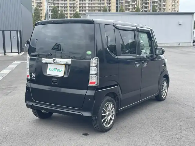 ホンダ Ｎ ＢＯＸ G Lパッケージ 千葉県 2012(平24)年 16.4万km クリスタルブラックパール 片側パワースライドドア/ETC/スマートキー＆プッシュスタート/電動格納ミラー/ヘッドライトレベライザー/横滑り防止装置/ステアリングスイッチ/純正フロアマット/社外14インチアルミホイール/ドアバイザー