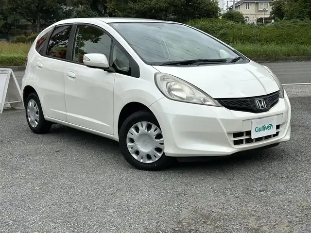 ホンダ フィット G 富山県 2012(平24)年 3.6万km プレミアムホワイトパール ワンオーナー/純正SDナビ/ワンセグテレビ/CD/DVD再生/バックカメラ/キーレスエントリー/純正フロアマット/保証書/取扱説明書/スペアキー×1