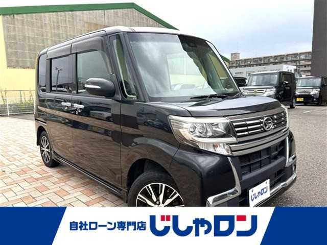 ダイハツ タント カスタム X トップED SAⅡ 新潟県 2016(平28)年 8.1万km ブラックマイカメタリック (株)IDOMが運営する【じしゃロン新潟店】の自社ローン専用車両になります。/こちらは現金またはオートローンご利用時の価格です。自社ローンご希望の方は別途その旨お申付け下さい/プッシュスタート/社外ナビ/フルセグテレビ/Bluetooth接続可/バックカメラ/デジタルインナーミラー/ETC/衝突軽減ブレーキ/レーンキープアシスト/片側パワースライドドア/ウィンカーミラー/キセノンヘッドランプ
