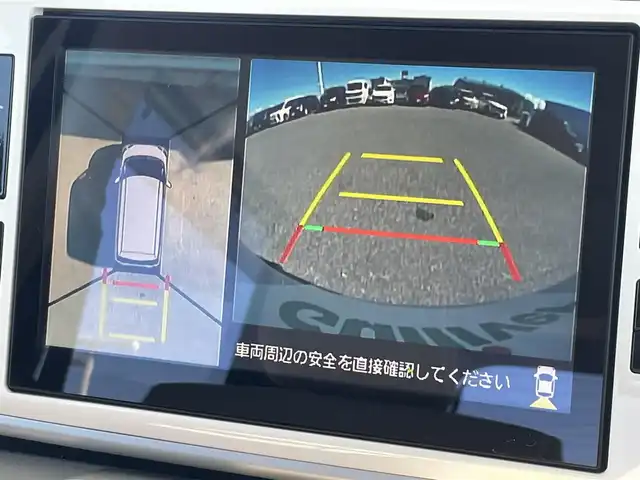 ダイハツ ムーヴ キャンバス G メイクアップ リミテッド　SAⅢ 滋賀県 2019(平31)年 3.3万km パールホワイトⅢ/ライトローズマイカメタリックⅡ 2トーン 純正ナビ/(Bluetooth/フルセグ/CD/DVD)/両側電動スライドドア/アラウンドビューモニター/スマートアシスト/・衝突軽減ブレーキ/・レーンキープアシスト/・先行車発進告知/・Autoハイビーム/LEDオートライト/フォグ/純正フロアマット/電動格納ミラー/ETC/USB/スペアキー