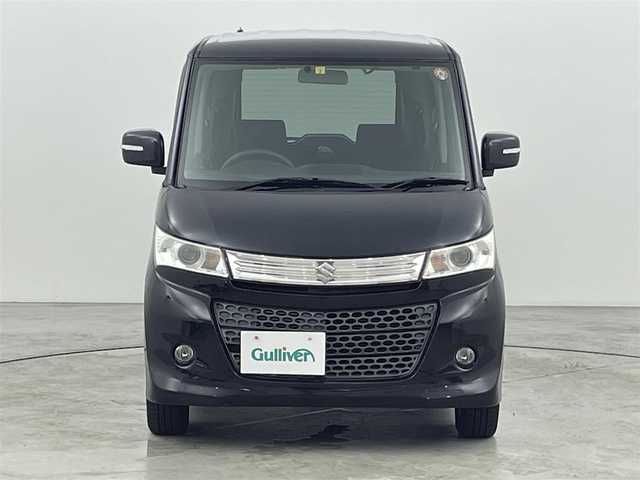 スズキ パレット ＳＷ XS 福岡県 2010(平22)年 7.7万km ブルーイッシュブラックパール3 社外ナビ（ＴＶ）　/ＥＴＣ　/片側電動スライドドア　/エンジンプッシュスタート　/スマートキー　/スペアキー１本　/電動格納式ドアミラー　/フォグランプ　/オートライト　/純正フロアマット　/純正１４インチＡＷ　/盗難防止