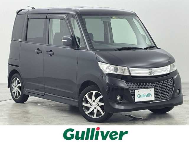 スズキ パレット ＳＷ XS 福岡県 2010(平22)年 7.7万km ブルーイッシュブラックパール3 社外ナビ（ＴＶ）　/ＥＴＣ　/片側電動スライドドア　/エンジンプッシュスタート　/スマートキー　/スペアキー１本　/電動格納式ドアミラー　/フォグランプ　/オートライト　/純正フロアマット　/純正１４インチＡＷ　/盗難防止