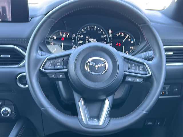 マツダ ＣＸ－５ XD スポーツアピアランス 茨城県 2022(令4)年 3万km スノーフレイクホワイトパールマイカ 純正SDナビ/　　BT/フルセグ/バックカメラ/アラウンドビューモニター/レーダークルーズコントロール/パワーバックドア/レザーシート/シートメモリー/ヒートヒーター/パワーシート/純正アルミホイール/パドルシフト/ステアリングスイッチ/革巻きステアリング/ステアリングヒーター/純正フロアマット/アイドリングストップ/USB/ヘッドアップディスプレイ/BOZEスピーカー/スマートキー/ETC