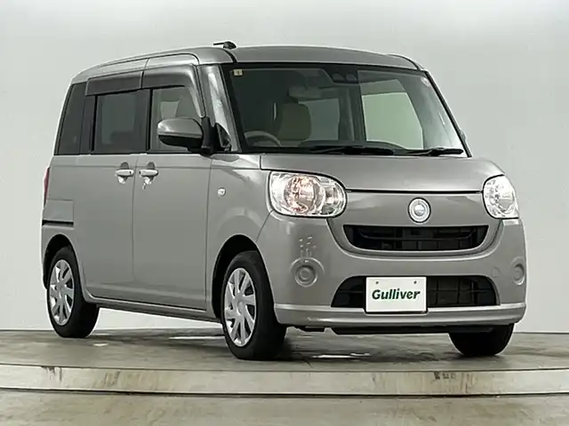ダイハツ ムーヴ キャンバス X SA Ⅲ 愛知県 2021(令3)年 2.8万km グレーマイカM 純正ディスプレイオーディオ/・DVD再生・Bluetooth/バックカメラ/スマートアシスト３/・衝突回避支援ブレーキ/・衝突警報機能/・車線逸脱警報機能/・誤発進抑制制御機能/・先行車発進お知らせ機能/・オートハイビーム/両側パワースライド/オートライト/オートエアコン/チルトステアリング/シートリフター/キーフリーシステム/プッシュスタート/イモビライザー