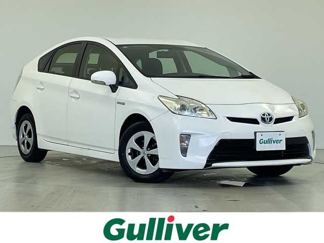 トヨタ プリウス L 岐阜県 2013(平25)年 11.9万km スーパーホワイトⅡ 純正ナビ/AM/FM/CD/Bluetooth/ワンセグTV/バックモニター/ETC/オートライト/ステアリングリモコン/電動格納ミラー/ヘッドライトレベライザー/パワーウィンドウ/スマートキー/プッシュスタート