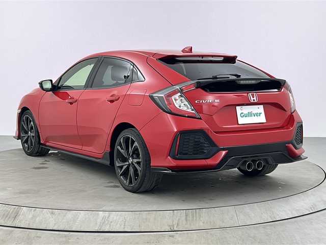 ホンダ シビック ハッチバック 熊本県 2018(平30)年 6.3万km フレームレッド 純正SDナビ/Apple CarPlay/バックカメラ/Bluetooth/クルーズコントロール/パドルシフト/シートヒーター/純正アルミホイール/純正フロアマット/ETC/スマートキー/ISOFIX