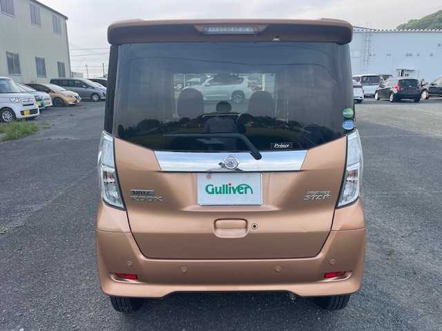 日産 デイズ ルークス ハイウェイスターX 福岡県 2018(平30)年 2.5万km ピンクゴールドM ワンオーナー/衝突軽減ブレーキ/純正メモリーナビ(MJ118D-W)/フルセグTV/CD、BT/アラウンドビューモニター/バックカメラ/左側パワースライドドア/スマートキー×２/ドラレコ/ETC/LEDヘッドライト/フォグランプ/ウインカードアミラー/電格ミラー/純正14インチアルミ/ドアバイザー/フロアマット/取扱説明書/新車保証書