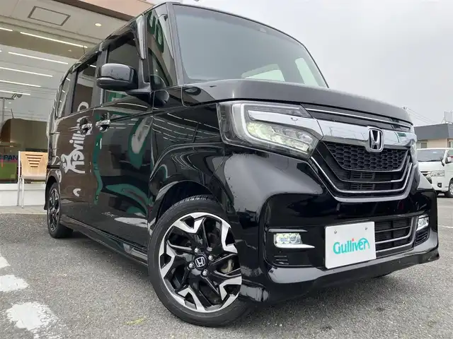 ホンダ Ｎ ＢＯＸ カスタム G L ターボ ホンダセンシング 三重県 2020(令2)年 4万km クリスタルブラックパール ♪ワンオーナー/♪走行39967km/♪ターボ/ホンダセンシング/・衝突軽減ブレーキ(CMBS)/・誤発進抑制機能/・後方誤発進抑制機能/・歩行者事故低減ステアリング/・路外逸脱抑制機能/・先行車発進お知らせ機能/・標識認識機能/・オートハイビーム/・アダプティブクルーズコントロール/・LKAS(車線維持支援システム)/スマートキー×2/プッシュスタート/ハーフレザーシート/純正インターナビ/・SD録音・フルセグ/・DVD再生・USB/・Bluetoothオーディオ/バックカメラ/USBポート(充電)×2/両側パワースライドドア/ドライブレコーダー/純正15インチAW/LEDヘッドライト/LEDフォグライト/オートライト/ウィンカーミラー/オートリトラクタブルミラー/リアドアサンシェード/アイドリングストップ/革巻シフトノブ/革巻ステアリング/ステアリングスイッチ/パドルシフト/ビルトインETC/プライバシーガラス/ラバーマット/ドアバイザー/サイド/カーテンエアバック