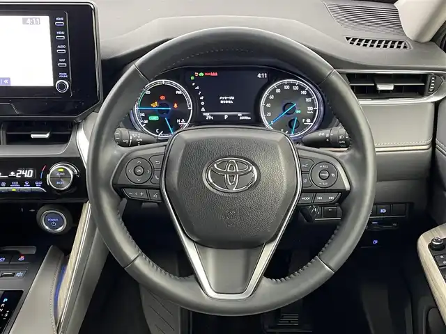 トヨタ ハリアー ハイブリッド G 福島県 2021(令3)年 2.9万km ダークブルーマイカ 純正ディスプレイオーディオ/ 地デジTV Bluetooth/バックカメラ/デジタルインナーミラー/プリクラッシュセーフティ/レーダークルーズコントロール/ブラインドスポットモニター/レーンディパーチャーアラート/クリアランスソナー /パワーバックドア /ドライブレコーダー/LEDオートライト/オートハイビーム/ETC