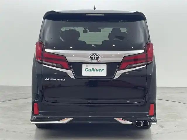 トヨタ アルファード S Cパッケージ 福岡県 2019(令1)年 6.9万km ブラック ツインムーンルーフ　/モデリスタエアロ　/後席モニター　/純正１０型ナビ／フルセグＴＶ　/バックカメラ　/ビルトインＥＴＣ２．０　/前後ドライブレコーダー　/トヨタセーフティセンス　/レーダークルーズコントロール　/コーナーセンサー　/衝突軽減ブレーキ　/レーンキープ　/アクセル踏み間違い防止　/シートメモリー付きパワーシート　/両側電動スライドドア　/パワーバックドア　/シートベンチレーション／ヒーター　/ステアリングヒーター　/３眼ＬＥＤヘッドライト　/純正１８インチアルミホイール