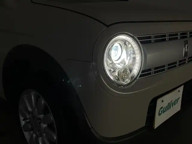 スズキ ラパン X 群馬県 2021(令3)年 3.5万km フォーンベージュメタリック/ホワイト2トーンルーフ Strada7インチナビ　/・AM/FM/Bluetooth/CD/DVD/SD/フルセグTV/バックカメラ/ドライブレコーダー/シートヒーター　/デュアルセンサーブレーキサポート/・衝突被害軽減装置/・誤発進抑制/・車線逸脱警報/ＬＥＤオートライト　/ステアリングスイッチ/プッシュスタート/スマートキー/取扱説明書/保証書
