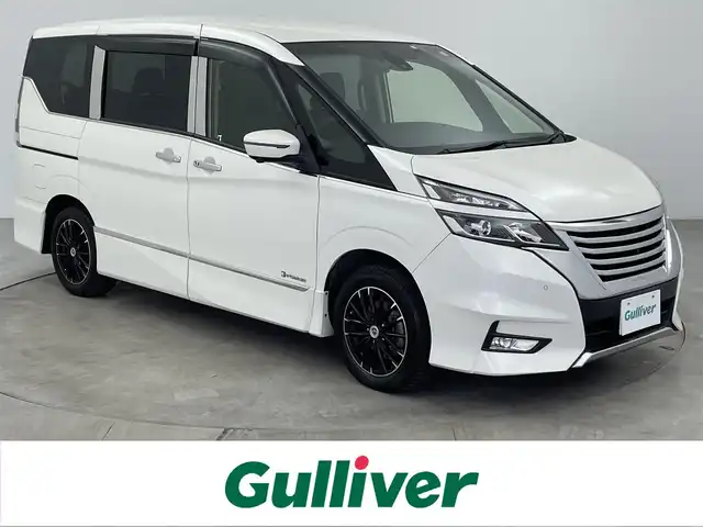 日産 セレナ e－パワー ハイウェイスター V 大分県 2019(平31)年 7.7万km ブリリアントホワイトパール 純正9型ナビ/Bluetooth/CD/DVD/フルセグ/ブルーレイ/両側パワースライドドア/プロパイロット/アラウンドビューモニター/シートヒーター（D＋N）/ステアリングヒーター/コーナーセンサー（前後）/ドライブレコーダー/ビルトインETC/革巻ステアリング/オートライト/LEDヘッドライト/社外16インチアルミホイール/保証書、取扱説明書、スペアキー、リモコン有り/グレード＝ セカンドスライドアップシートe-POWER HWS V