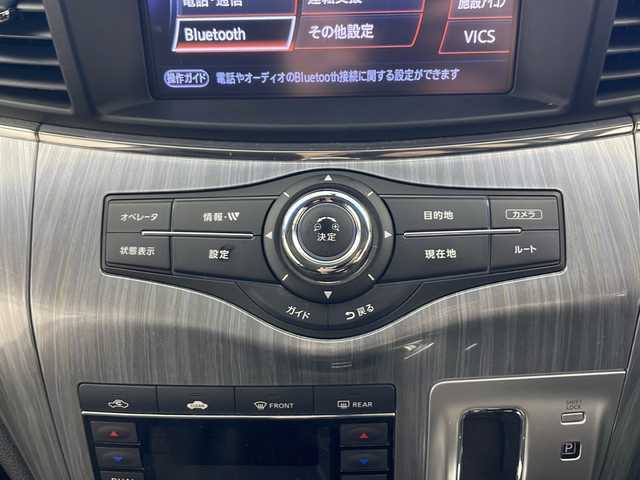 日産 エルグランド ライダー ブラックライン黒本革 パワーシート 秋田県 2015(平27)年 5.8万km ファントムブラック 4WD/純正ナビ（CD/DVD/BT/フルセグ）/全方位カメラ/オートクルーズコントロール/両側パワースライドドア/パワーバックドア/レザーシート/前席パワーシート/前席シートヒーター/純正フリップダウンモニター/AC100V100W電源/ビルトインETC/コーナーセンサー/純正エンジンスターター/オーテックアルミホイール/LEDヘッドライト/オートライト/フォグランプ/スマートキー