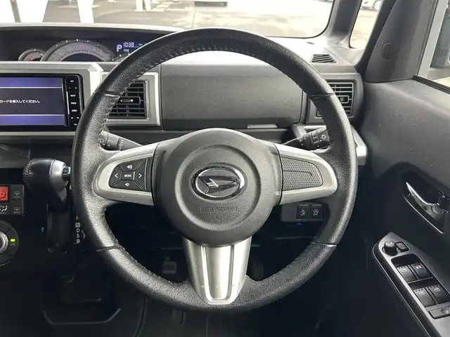 ダイハツ ウェイク G ターボ SA Ⅱ 静岡県 2017(平29)年 7.6万km オフビートカーキM フルセグテレビ/メモリナビ/バックカメラ/プッシュスタート/両側パワースライドドア/ETC/衝突被害軽減システム/オートライト/コーナーセンサー/横滑り防止装置