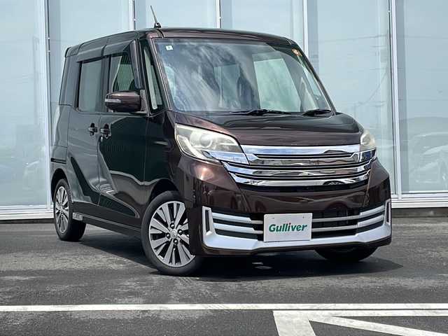 日産 デイズ ルークス ハイウェイスターターボ 神奈川県 2014(平26)年 13.4万km モカブラウンP 純正メモリナビ/CD/SD/FM/AM/USB/ワンセグ/【MM113D-W】/アラウンドビューモニター/両側パワースライドドア/オートライト/HIDヘッドライト/ドアバイザー/フロアマット/プッシュスタート/スマートキー/ETC