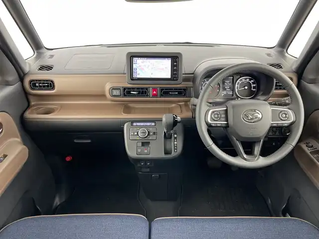 ダイハツ ムーヴ キャンバス セオリー G ターボ 愛知県 2025(令7)年 0.4万km サンドベージュメタリック 純正7インチナビ/(フルセグTV/Bluetooth/DVD再生)/バックカメラ/HDMI入力端子/スマートアシスト/・衝突回避支援ブレーキ/・車線逸脱警報/・レーンキープ/・アダプティブクルーズコントロール/両側パワースライドドア/フルLEDヘッドランプ/保温機能付きカップホルダー（前席）/ステアリングスイッチ/前席シートヒーター/電動パーキングブレーキ/オートホールド