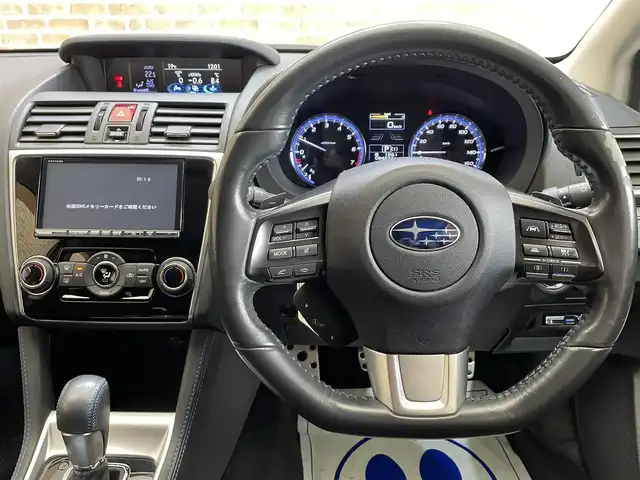 スバル レヴォーグ 1．6GT－S アイサイト 岩手県 2014(平26)年 8.5万km スティールブルーグレーM ４WD/ターボ/ビルシュタインダンパー/アイサイトVer.3/プリクラッシュブレーキ/車線逸脱警報/全車速追従機能付きクルーズコントロール/アクティブレーンキープ/AT誤発進抑制制御/先行車発信お知らせ機能/横滑り防止装置/アイドリングストップ/SI-DRIVE/パドルシフト/前席パワーシート/ストラーダナビ/ETC/LEDヘッドランプ/フロント・リヤフォグランプ/純正18インチアルミホイール