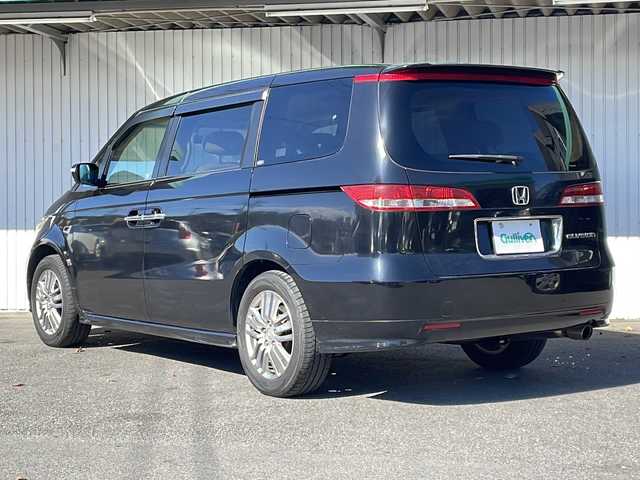 ホンダ エリシオン X 長野県 2006(平18)年 13.2万km ナイトホークブラックパール 純正インターナビ/バックカメラ/両側パワースライドドア/純正16インチアルミ/社外DVD/後席モニター/保証書・取説/スペアキー