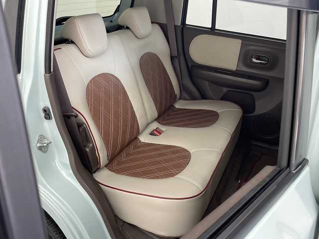 スズキ ラパン ショコラ X 兵庫県 2013(平25)年 9.4万km アロマティックアクアメタリック ・社外SDナビ/・AM/FM/CD/DVD/SD/・Bluetooth接続/・フルセグTV/・オートエアコン/・アイドリングストップ/・ビルトインETC/・プッシュスタート/・電動格納ミラー/・革巻きステアリング/・ウインカーミラー/・オートライト/・キセノンヘッドライト/・スペアキー/・ドアバイザー/・純正フロアマット/・社外レーダー