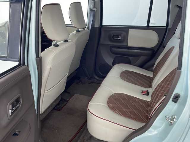 スズキ ラパン ショコラ X 兵庫県 2013(平25)年 9.4万km アロマティックアクアメタリック ・社外SDナビ/・AM/FM/CD/DVD/SD/・Bluetooth接続/・フルセグTV/・オートエアコン/・アイドリングストップ/・ビルトインETC/・プッシュスタート/・電動格納ミラー/・革巻きステアリング/・ウインカーミラー/・オートライト/・キセノンヘッドライト/・スペアキー/・ドアバイザー/・純正フロアマット/・社外レーダー