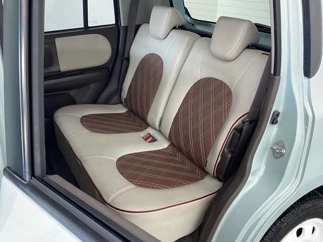 スズキ ラパン ショコラ X 兵庫県 2013(平25)年 9.4万km アロマティックアクアメタリック ・社外SDナビ/・AM/FM/CD/DVD/SD/・Bluetooth接続/・フルセグTV/・オートエアコン/・アイドリングストップ/・ビルトインETC/・プッシュスタート/・電動格納ミラー/・革巻きステアリング/・ウインカーミラー/・オートライト/・キセノンヘッドライト/・スペアキー/・ドアバイザー/・純正フロアマット/・社外レーダー