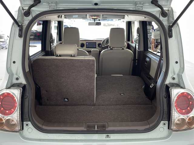 スズキ ラパン ショコラ X 兵庫県 2013(平25)年 9.4万km アロマティックアクアメタリック ・社外SDナビ/・AM/FM/CD/DVD/SD/・Bluetooth接続/・フルセグTV/・オートエアコン/・アイドリングストップ/・ビルトインETC/・プッシュスタート/・電動格納ミラー/・革巻きステアリング/・ウインカーミラー/・オートライト/・キセノンヘッドライト/・スペアキー/・ドアバイザー/・純正フロアマット/・社外レーダー