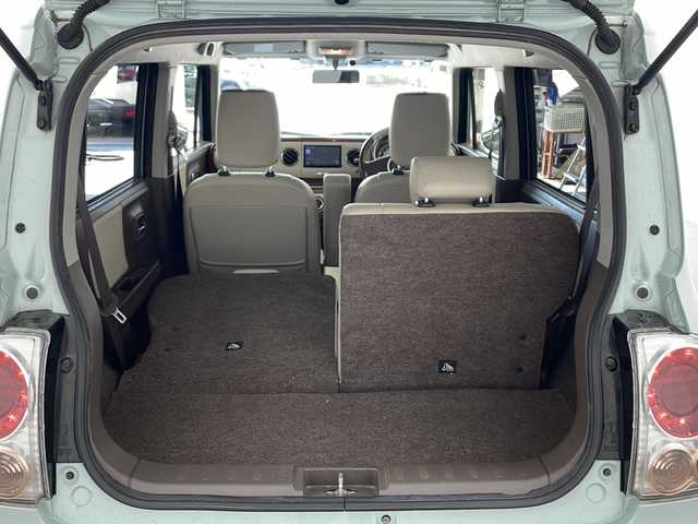 スズキ ラパン ショコラ X 兵庫県 2013(平25)年 9.4万km アロマティックアクアメタリック ・社外SDナビ/・AM/FM/CD/DVD/SD/・Bluetooth接続/・フルセグTV/・オートエアコン/・アイドリングストップ/・ビルトインETC/・プッシュスタート/・電動格納ミラー/・革巻きステアリング/・ウインカーミラー/・オートライト/・キセノンヘッドライト/・スペアキー/・ドアバイザー/・純正フロアマット/・社外レーダー