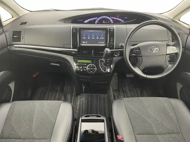 トヨタ エスティマ アエラス プレミアムエディション 富山県 2014(平26)年 5.6万km ホワイトパールクリスタルシャイン 純正ナビ（AM/FM/DVD/BT/フルセグ）/バックカメラ/ドライブレコーダー/ETC/両側パワースライドドア/クルーズコントロール/純正アルミホイール/純正フロアマット/オートキセノンライト/フォグライト/革巻きステアリング/ステアリングスイッチ/スマートキー