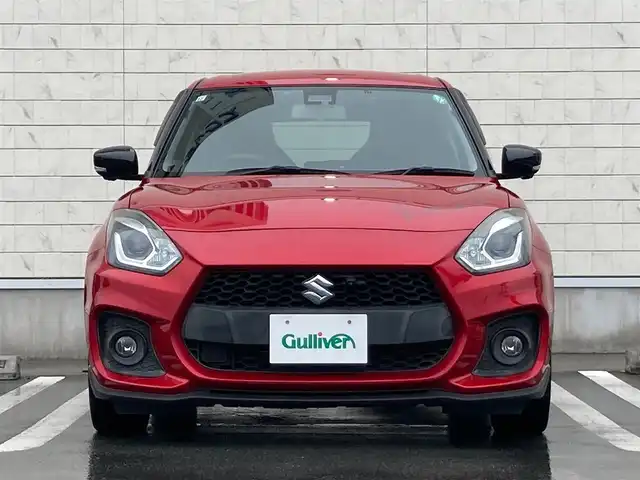 スズキ スイフト スポーツ セーフティPKG 静岡県 2017(平29)年 5.2万km バーニングレッドPM スズキセーフティサポート/純正8インチナビ(CN-RZ83)/　AM FM CD DVD Bluetooth USB SD/フルセグTV/前方ドライブレコーダー/LEDオートヘッドランプ/レーダークルーズコントロール/シートヒーター(運転席)/純正17インチアルミホイール/パドルシフト/スマートキー2本/プッシュスタート/インタークーラーターボ/ワンオーナー/ビルトインETC/アラウンドビューモニター