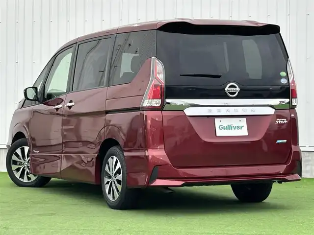日産 セレナ ハイウェイスター プロパイロットED 香川県 2017(平29)年 5.9万km マルーンレッド 純正ナビ/　フルセグTV、CD、BT/Ｂカメラ/プロパイロット/両側パワースライドドア/前後コーナーセンサー/前後ドラレコ/ＥＴＣ/前席シートヒーター/後席エアコン/オートライト/フォグライト/フロアマット/スマートキー