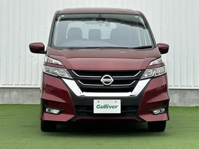 日産 セレナ ハイウェイスター プロパイロットED 香川県 2017(平29)年 5.9万km マルーンレッド 純正ナビ/　フルセグTV、CD、BT/Ｂカメラ/プロパイロット/両側パワースライドドア/前後コーナーセンサー/前後ドラレコ/ＥＴＣ/前席シートヒーター/後席エアコン/オートライト/フォグライト/フロアマット/スマートキー