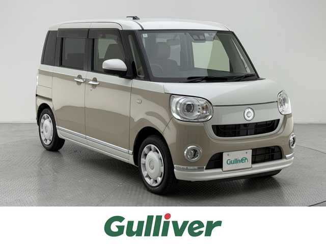 ダイハツ ムーヴ キャンバス G メイクアップ VS SAⅢ 兵庫県 2022(令4)年 3.5万km パールホワイトⅢ/ナチュラルベージュマイカメタリック 2トーン 純正DA　（Duk-W69D）/（CD、DVD、BT）/AndroidAuto/両側パワースライドドア/前後ドライブレコーダー/アラウンドビューモニター/クリアランスソナー/PCS/LKA/アイドリングストップ/シートヒーター/ETC2.0/オートハイビーム/ＬＥＤヘッドライト/ＬＥＤフォグランプ