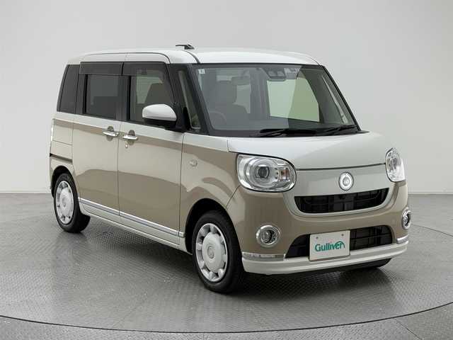 ダイハツ ムーヴ キャンバス G メイクアップ VS SAⅢ 兵庫県 2022(令4)年 3.5万km パールホワイトⅢ/ナチュラルベージュマイカメタリック 2トーン 純正DA　（Duk-W69D）/（CD、DVD、BT）/AndroidAuto/両側パワースライドドア/前後ドライブレコーダー/アラウンドビューモニター/クリアランスソナー/PCS/LKA/アイドリングストップ/シートヒーター/ETC2.0/オートハイビーム/ＬＥＤヘッドライト/ＬＥＤフォグランプ