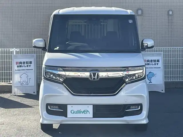 ホンダ Ｎ ＢＯＸ カスタム G L ホンダセンシング 山口県 2020(令2)年 4.7万km プラチナホワイトパール ワンオーナー/社外SDナビ フルセグTV CD DVD BT/バックカメラ/ビルトインETC/前後ドラレコ/前席シートヒーター/左側パワースライドドア/バックソナー/衝突被害軽減ブレーキ/レーダークルーズコントロール/レーンアシスト/オートマチックハイビーム/LEDオートヘッドライト/フォグライト/シーケンシャルウィンカー/スマートキー 2個/W サイド カーテン エアバッグ