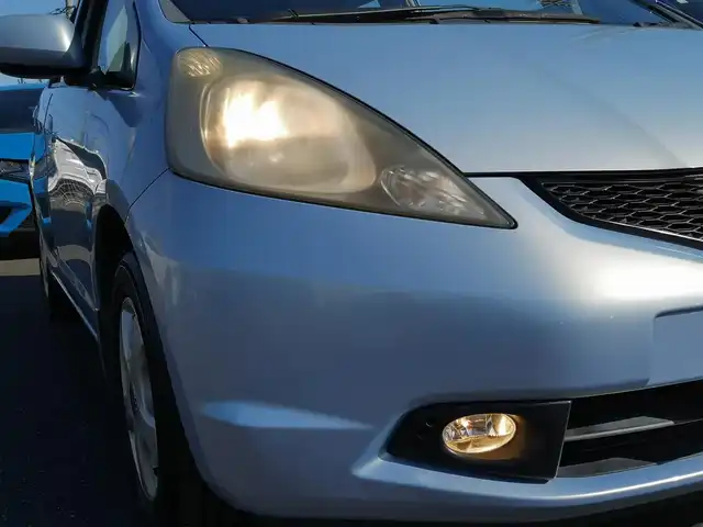 ホンダ フィット G 茨城県 2009(平21)年 17.4万km シャーベットブルーメタリック 純正オーディオ/【AM・FM・CD・MD】/ETC/ヘッドライトレベライザー/ハロゲンライト/チップアップシート/社外アルミホイール/Fフォグ